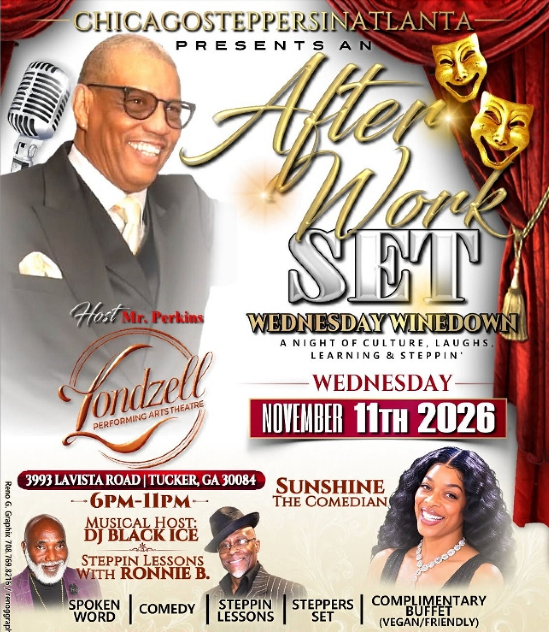 Chicago Steppers: After Work Set — Wednesday Winedown event flyer
